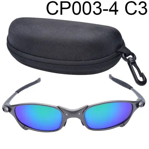 MTB Man Polarized Sunglasses Cycling Glasses UV400 Fishing Sunglasses Metal Bicycle Goggles Cycling Eyewear Riding Glasses B2-2