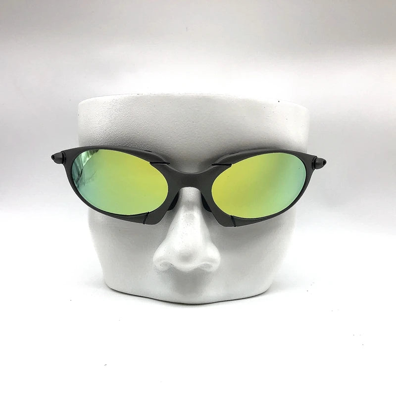 MTB Man Polarized Sunglasses Cycling Glasses UV400 Metal Bicycle Goggles Cycling Eyewear Riding Glasses Fishing Sunglasses