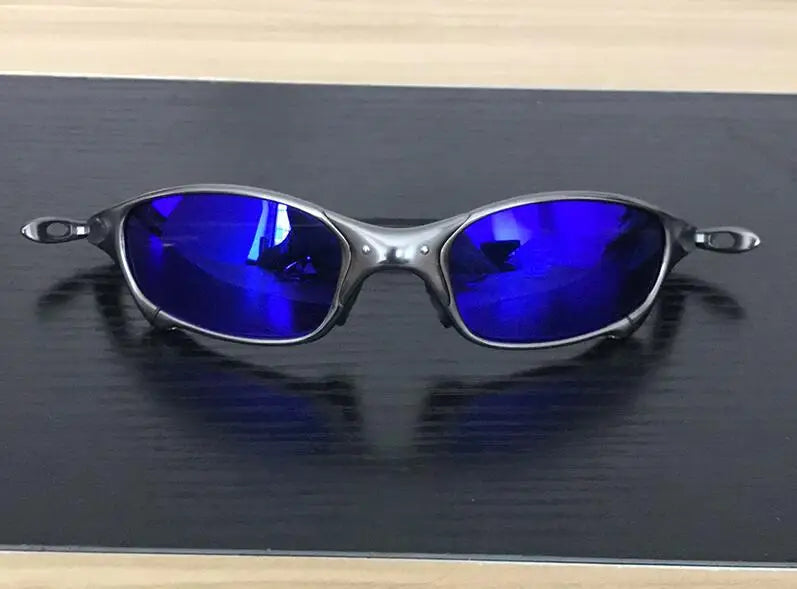 MTB Man Polarized Sunglasses Cycling Glasses UV400 Fishing Sunglasses Metal Bicycle Goggles Cycling Eyewear Riding Glasses B2-2